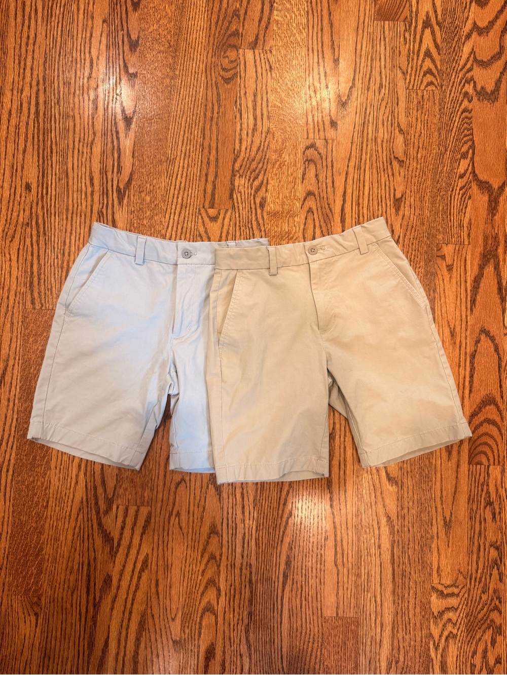 2 Boys Vineyard Vines Performance Shorts - Size 8, Gray & Khaki